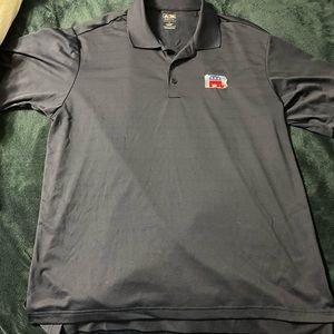 Adidas short sleeve golf polo shirt.